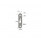 HANGING BRACKET 50mm HANGING SUPPORTS